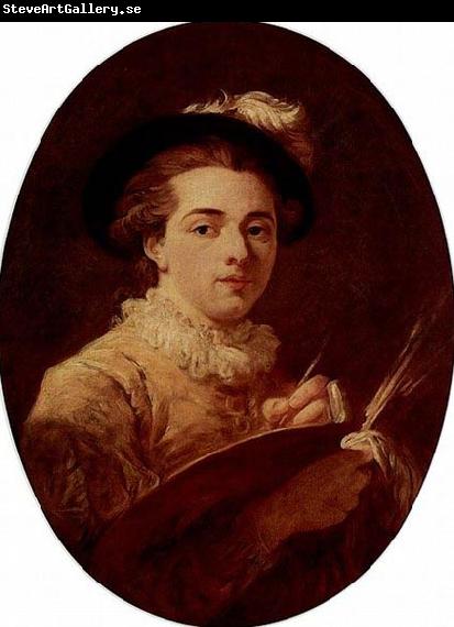 Jean-Honore Fragonard Selbstportrat, Oval